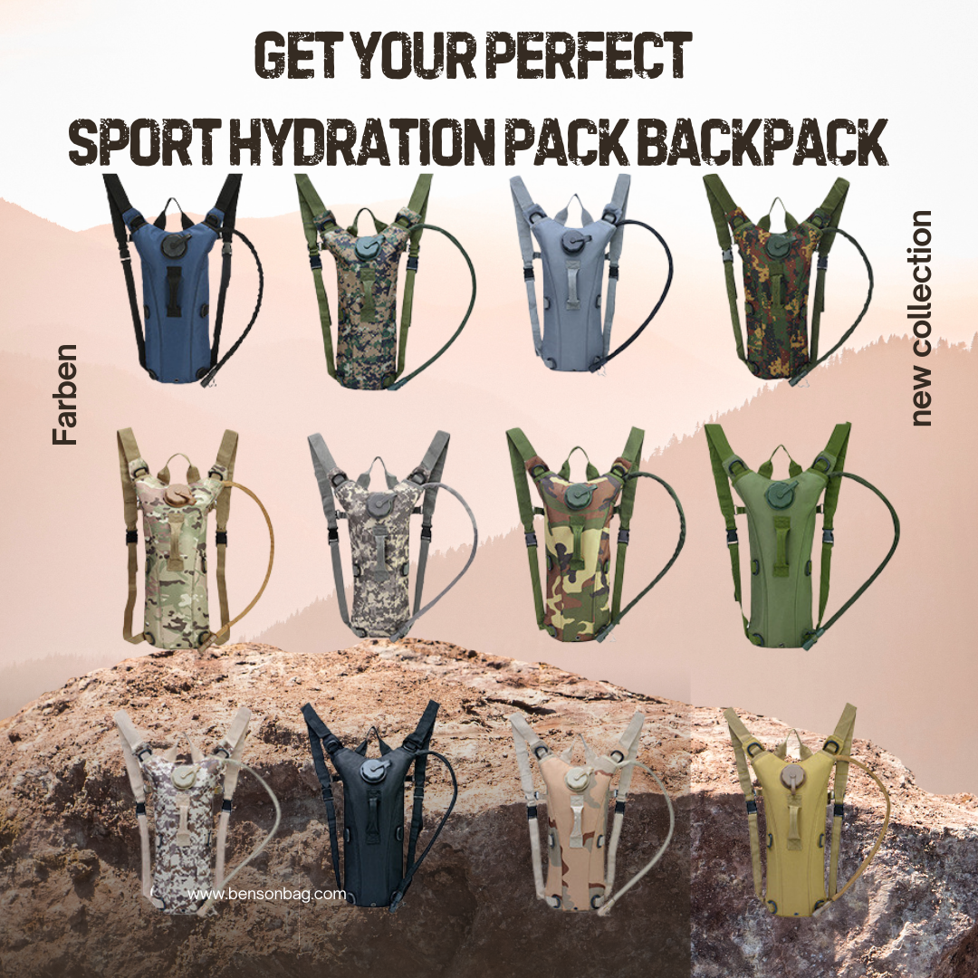 Hydration Rucksack – Robuster 3L Trinkbeutel für Outdoor, Sport & Abenteuer