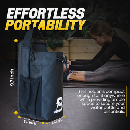 Magnetic Fitness Bag mit Flaschenhalterung