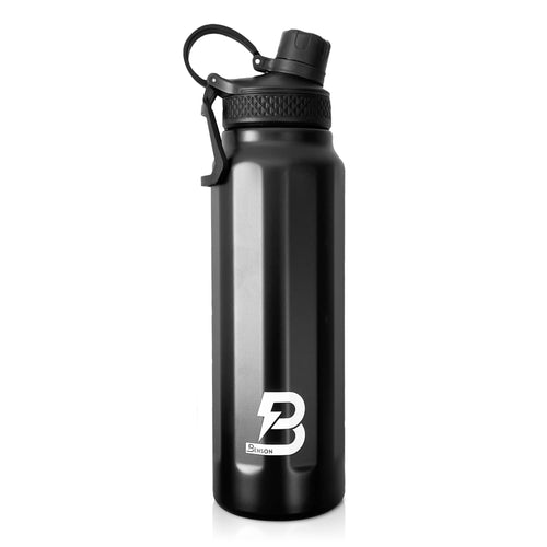 Edelstahl Fitness Trinkflasche 1,2 Liter – BPA-frei, robust & perfekt für Fitness