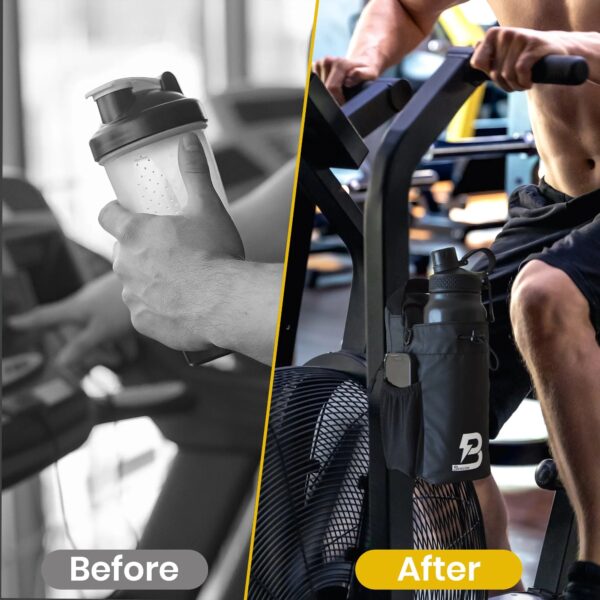 Magnetic Fitness Bag mit Flaschenhalterung - Benson