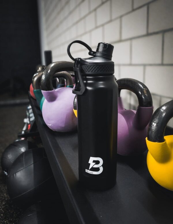 Edelstahl Fitness Trinkflasche 1,2 Liter – BPA - frei, robust & perfekt für Fitness - Benson