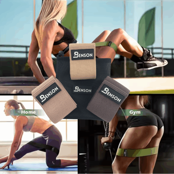 Benson Fitnessbänder – 3 Widerstandsstufen – Bild 2