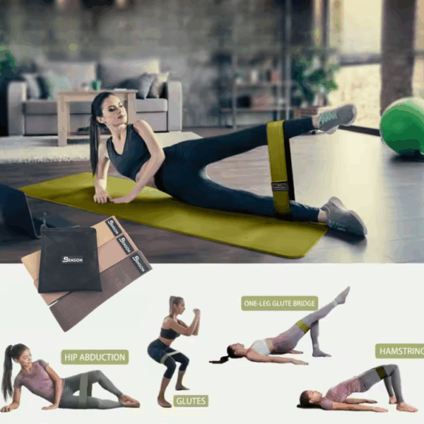 Benson Fitnessbänder – 3 Widerstandsstufen – Bild 3