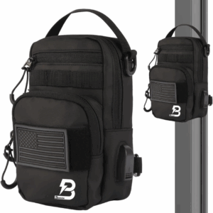 Benson Magnetische Sporttasche Paris mit USB-Anschluss für Powerbank Klettfläche für Patch