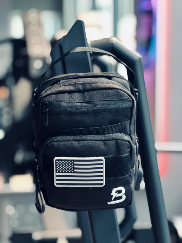 Benson Magnetische Sporttasche Paris mit USB-Anschluss für Powerbank Klettfläche für Patch – Bild 2